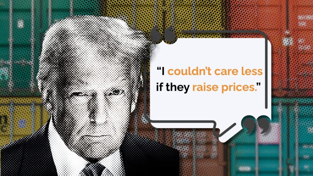 Trump on Raised Prices